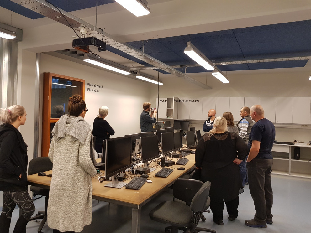 Ein af smiðjunum sem verður í boði á vorönn 2018 er í FAB Lab í VMA.