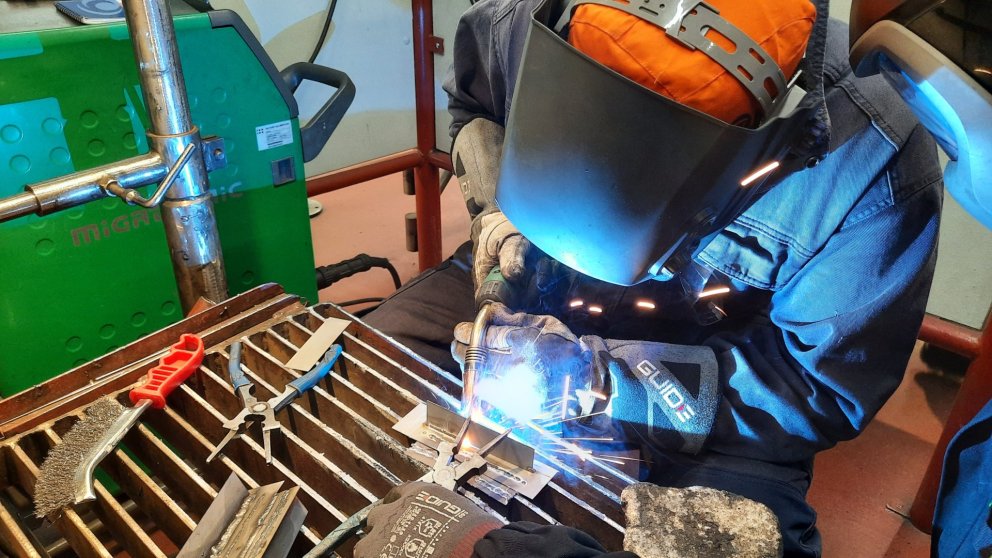 Einbeiting í MIG-MAG málmsuðu.