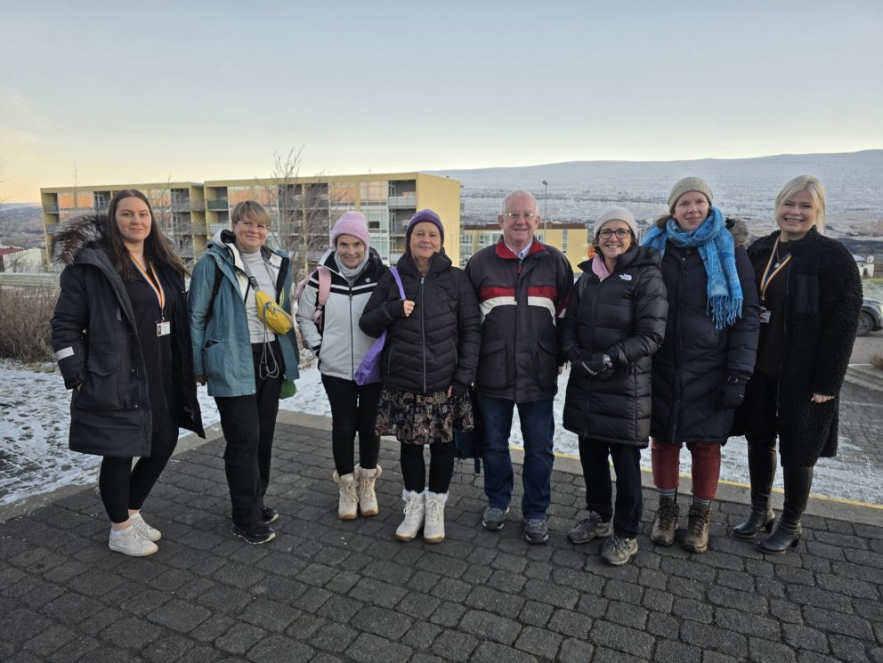 Írarnir sex sem komu í heimsókn í SÍMEY í liðinni viku. Með þeim eru á myndinni tveir af verkefnastj&hellip;