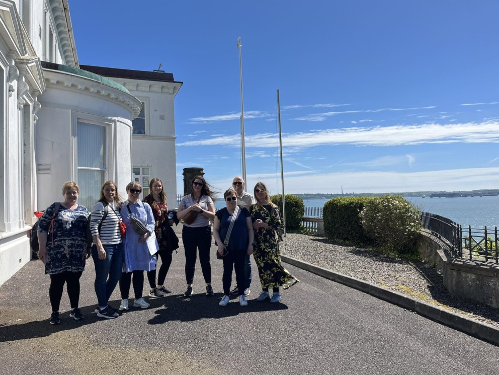 Starfsfólk SÍMEY umvafið sól og sunnanþey á eyjunni grænu, Írlandi.