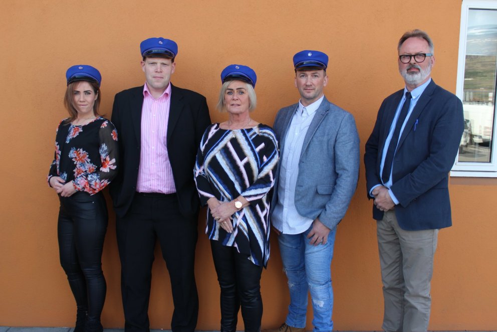 Sólveig Sigurjónsdóttir var ein af fjórum sem brautskráðist úr fisktækninámi í Fisktækniskóla Ísland…