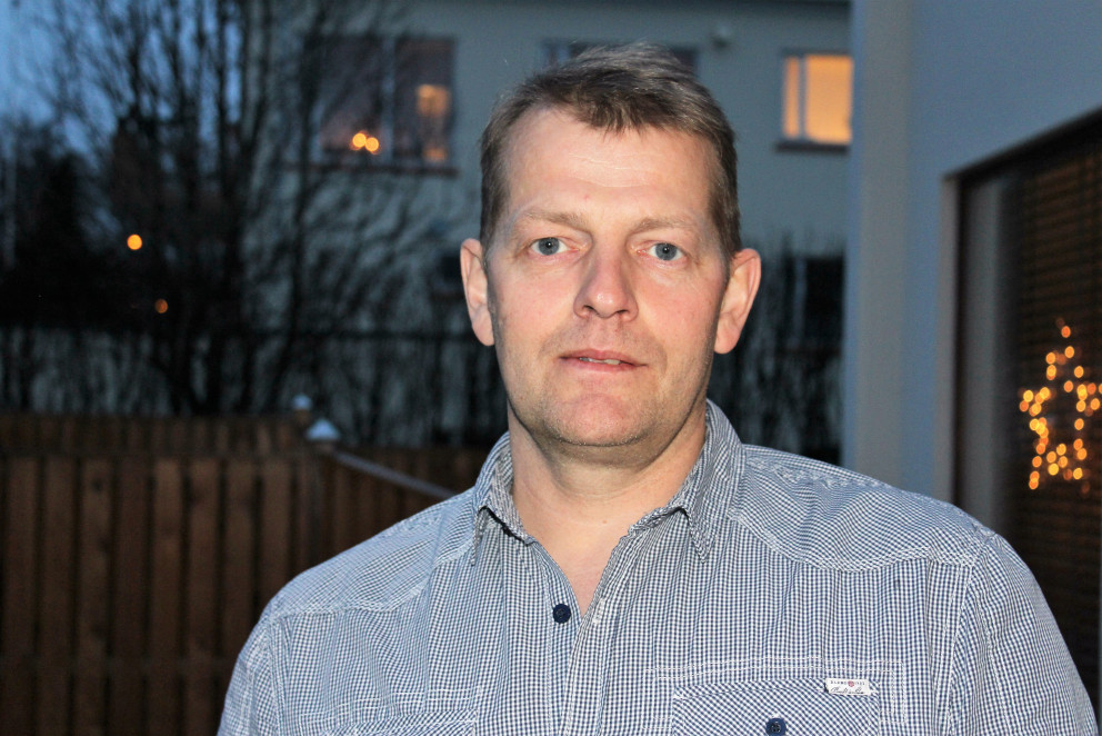 Vésteinn Aðalgeirsson, annar tveggja sem fékk viðurkenningu á ársfundi Fræðslumiðstöðvar atvinnulífs…