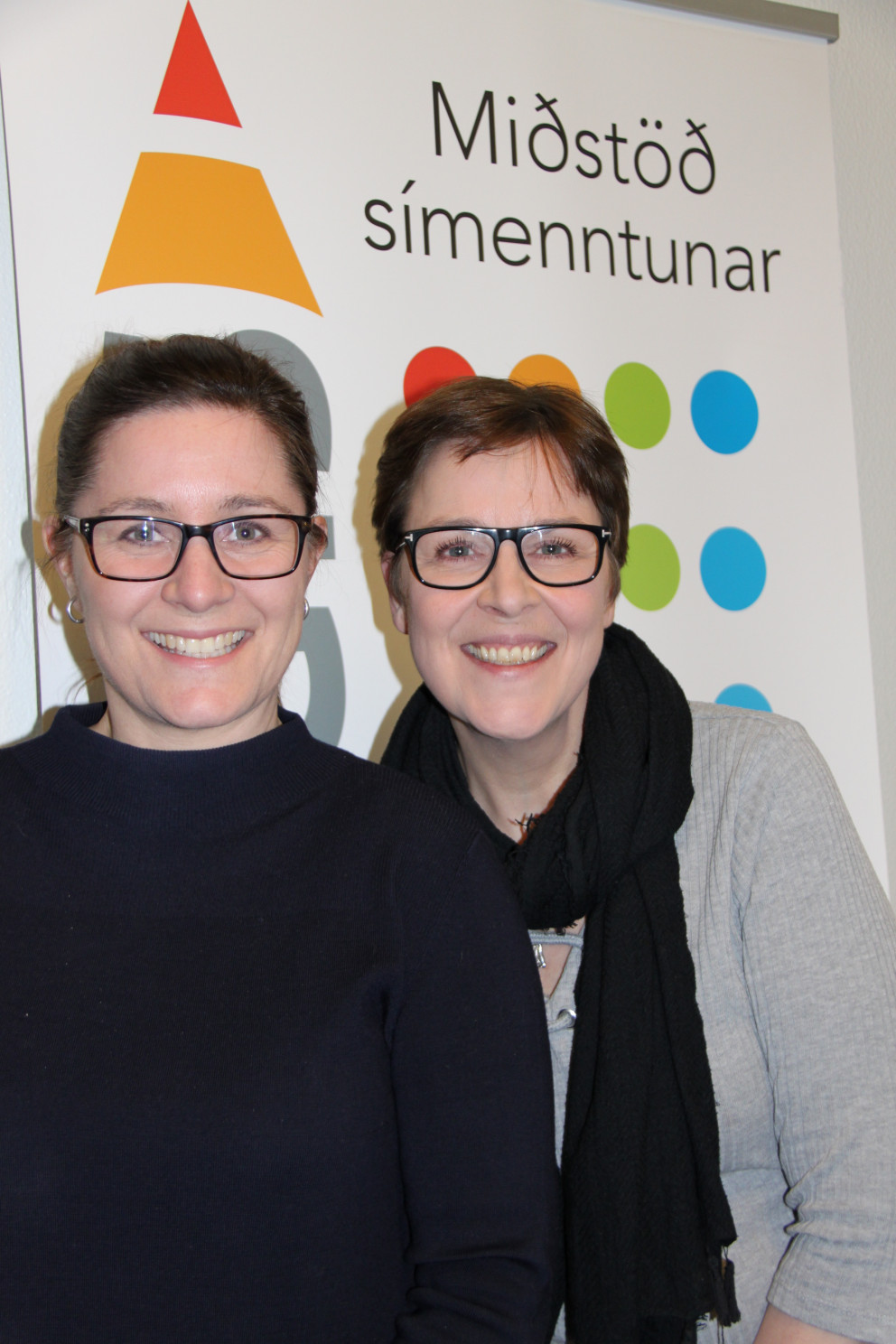 Ingibjörg Kristinsdóttir og Helga Tryggvadóttir.