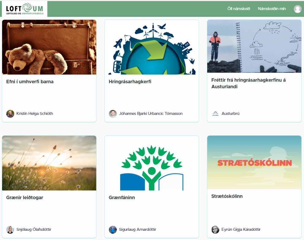 Fjölbreytt fræðsla í LOFTUM skólanum