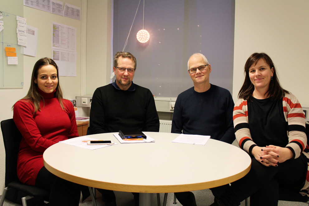 Frá undirskrift samnings SÍMEY og Ekils ökuskóla á Akureyri í dag. Frá vinstri: Snjólaug Svala Gréta…